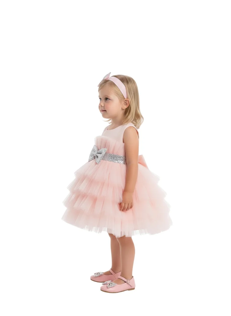 D'Daniela Tiered Tulle Dress
